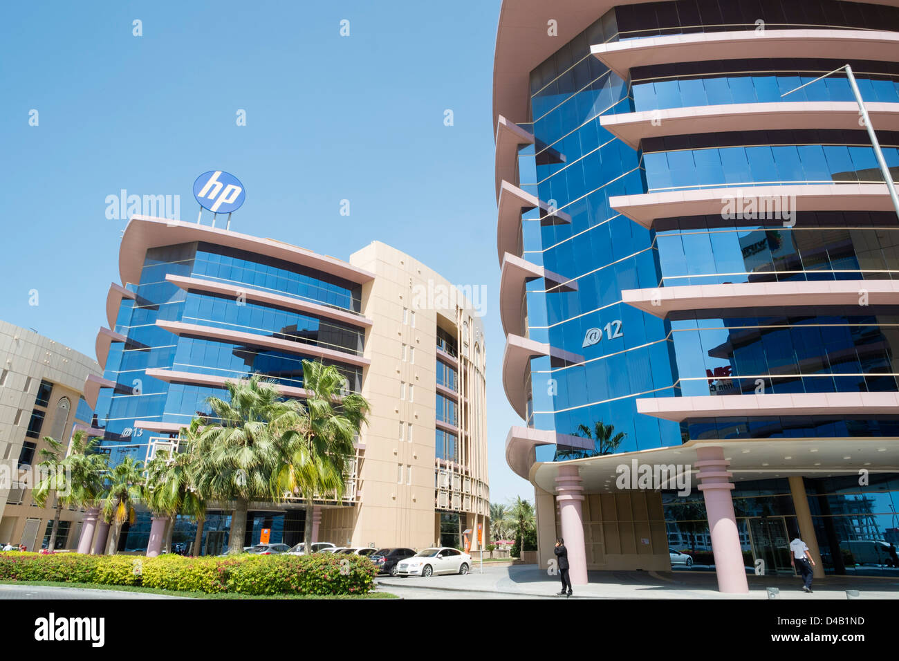 Edifici per uffici situati a Dubai Internet City negli Emirati Arabi Uniti EMIRATI ARABI UNITI Foto Stock