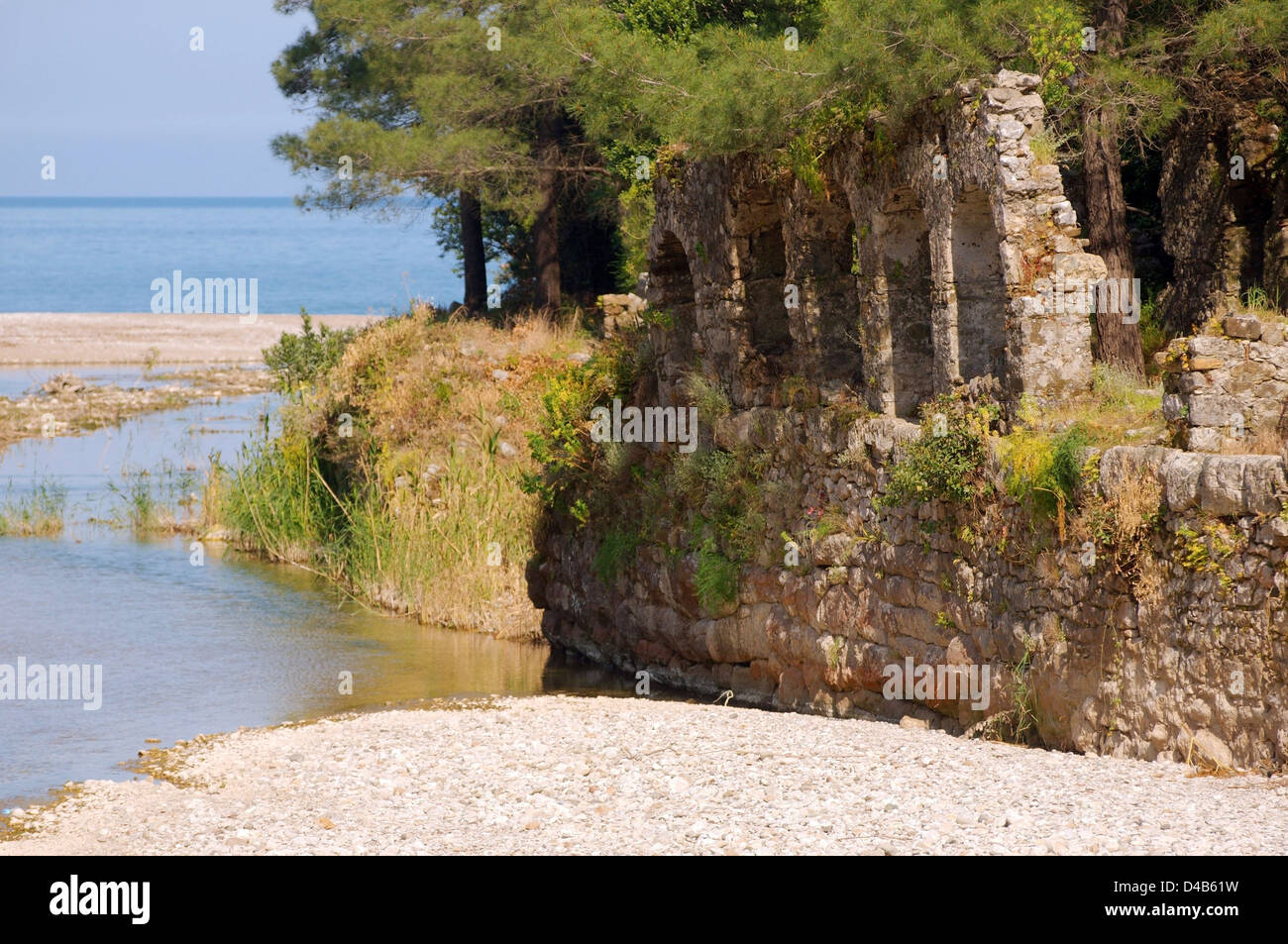 Rovina Olympos (Lycia) Turchia, Asia Occidentale Foto Stock