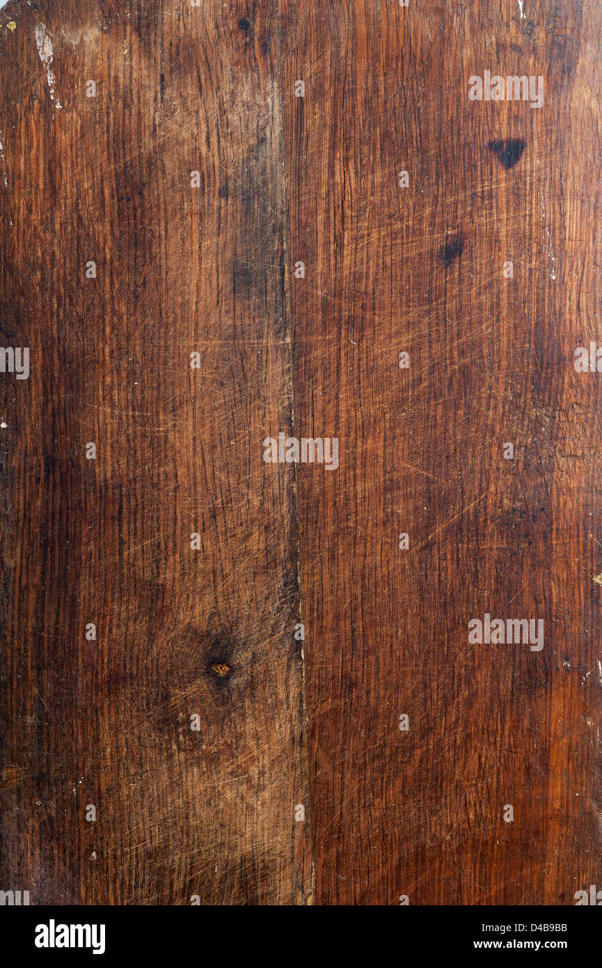 Vecchia cucina in legno board Foto Stock