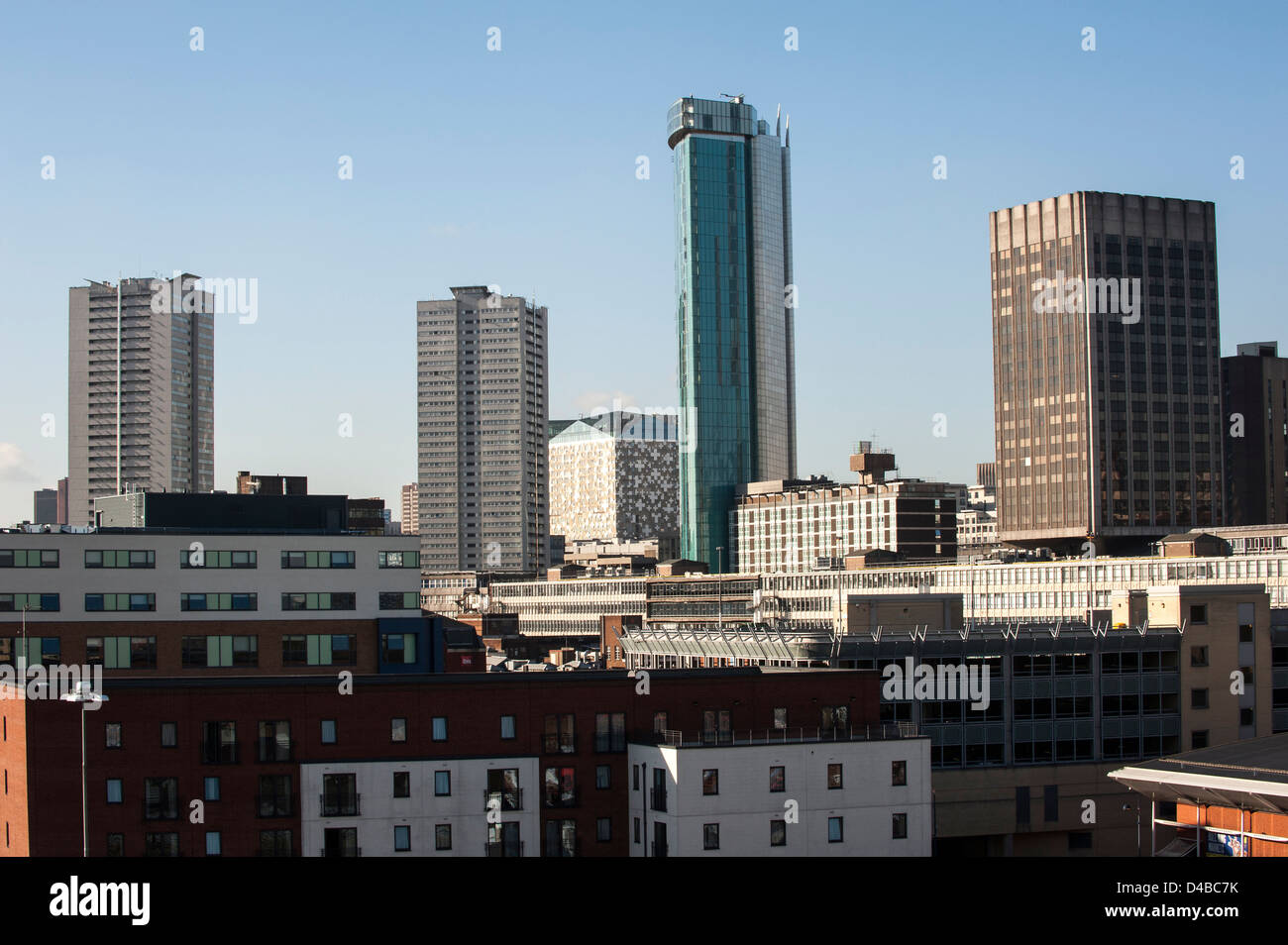 Birmingham City Centre skyline, REGNO UNITO Foto Stock