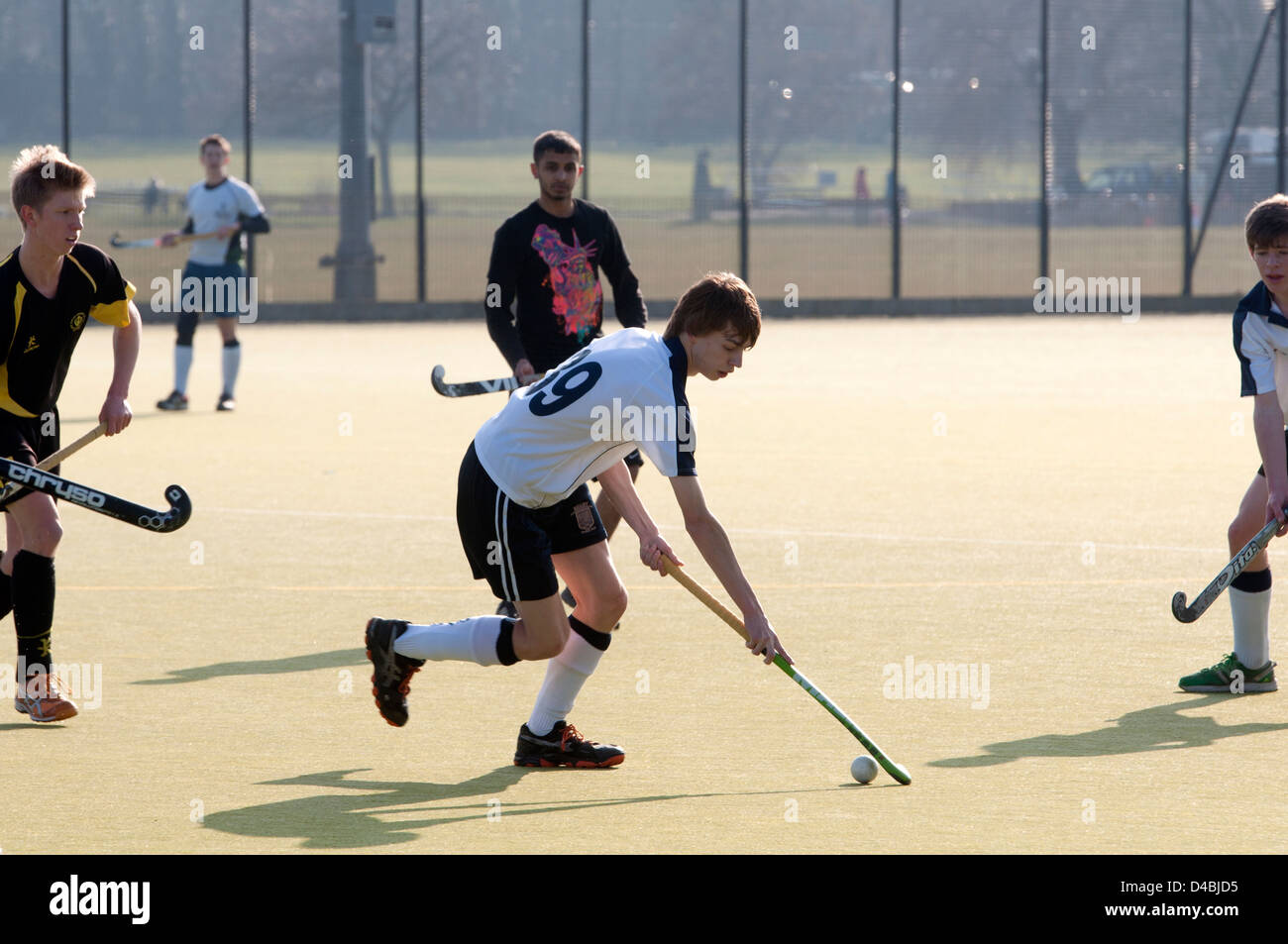 Maschile di hockey a livello di club Foto Stock