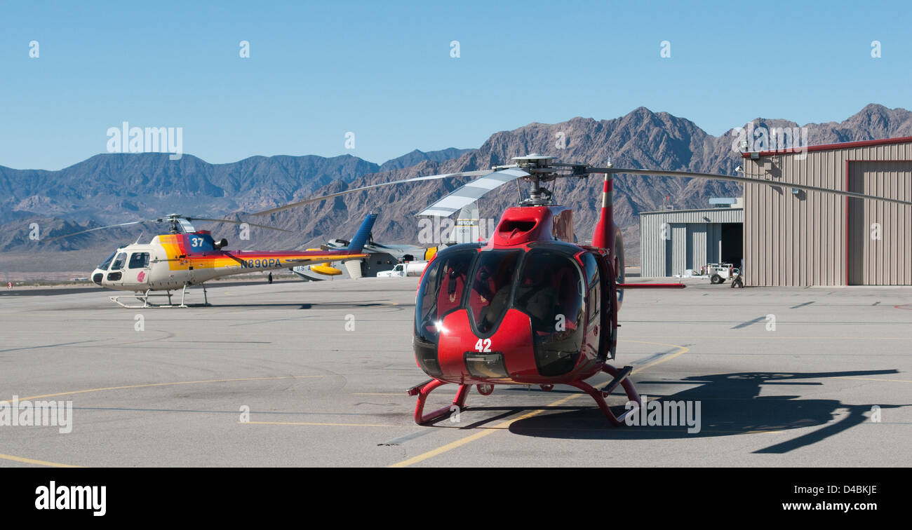 Gite in elicottero del Grand Canyon Foto Stock