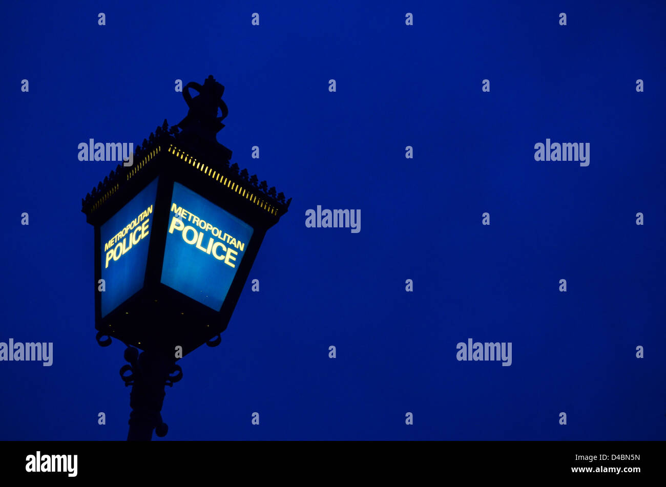 WANSTEAD stazione di polizia di luce blu, BELEIVED DI ESSERE LA SOLA A LONDRA Foto Stock