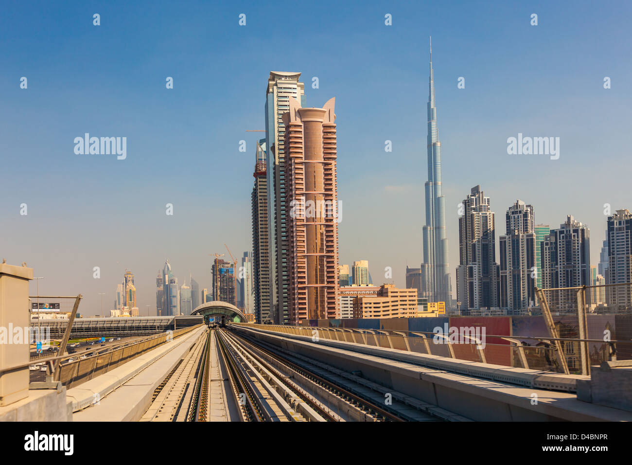 Cityscape Dubai Foto Stock