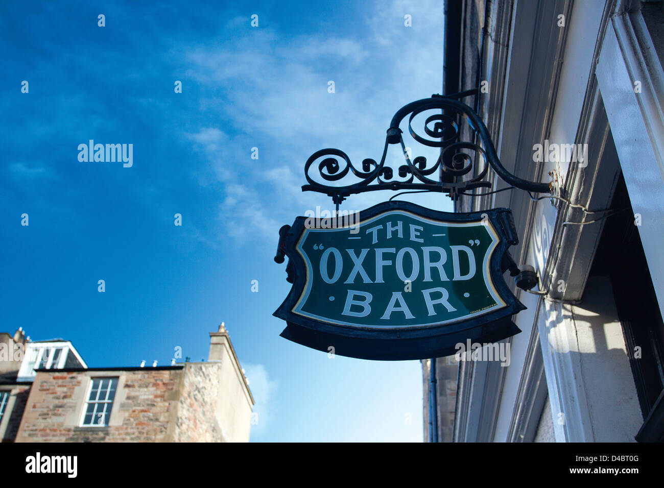 La barra di Oxford, Edimburgo, Lothian Foto Stock