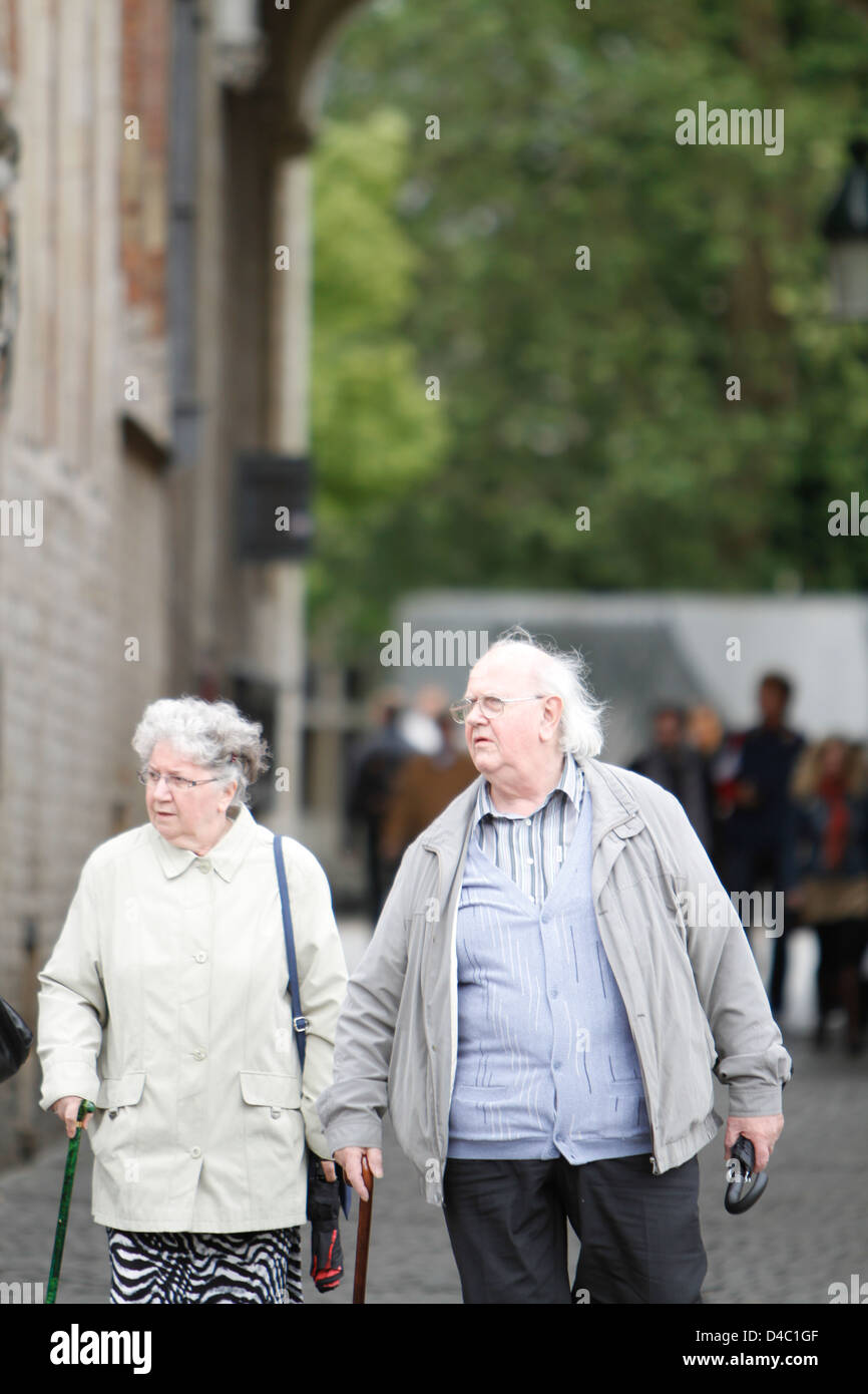 Le immagini del viaggio da Bruges, Belgio Foto Stock