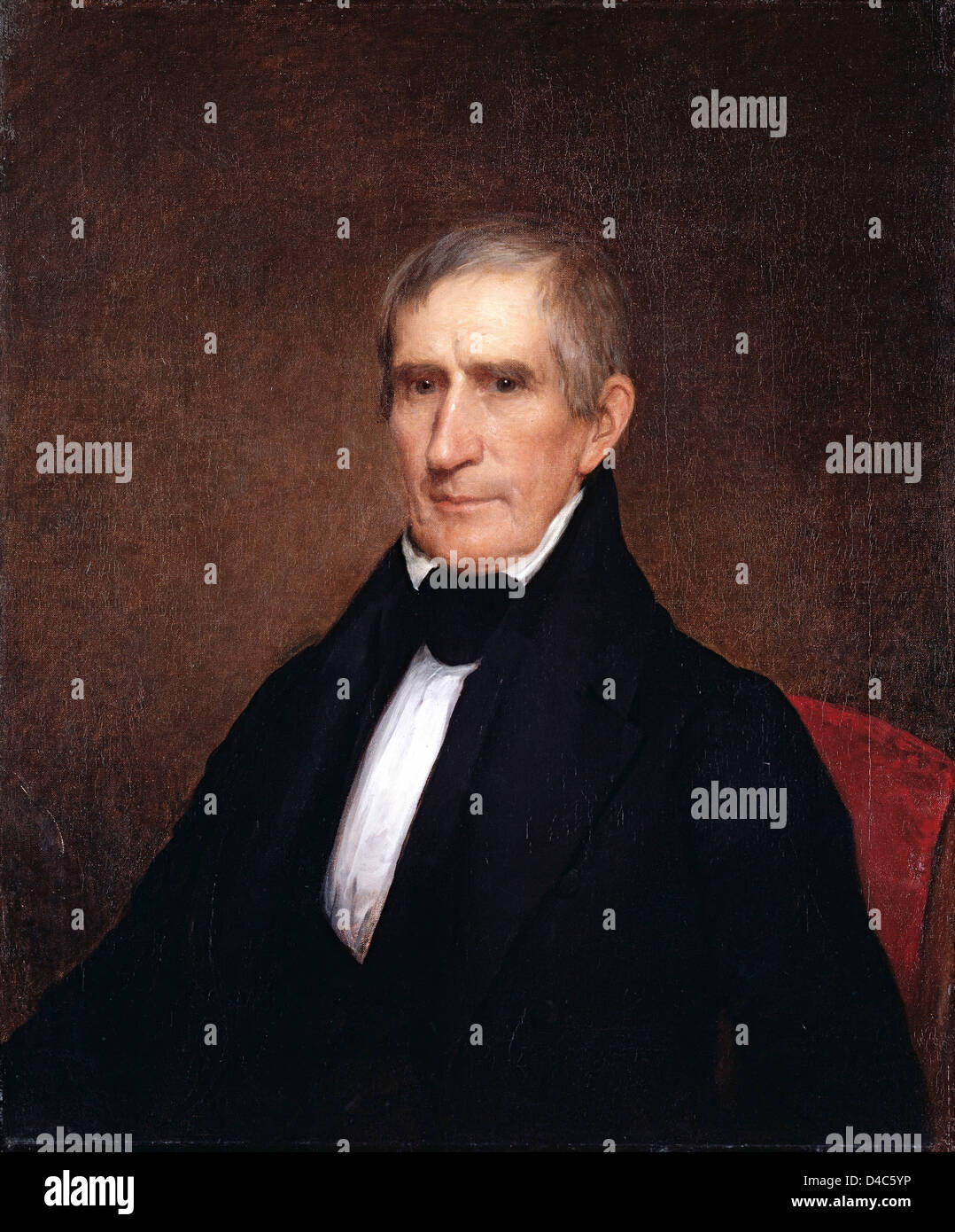 Albert Gallatin Hoit, William Henry Harrison 1840 olio su tela. National Portrait Gallery di Washington, Smithsonian Institution Foto Stock