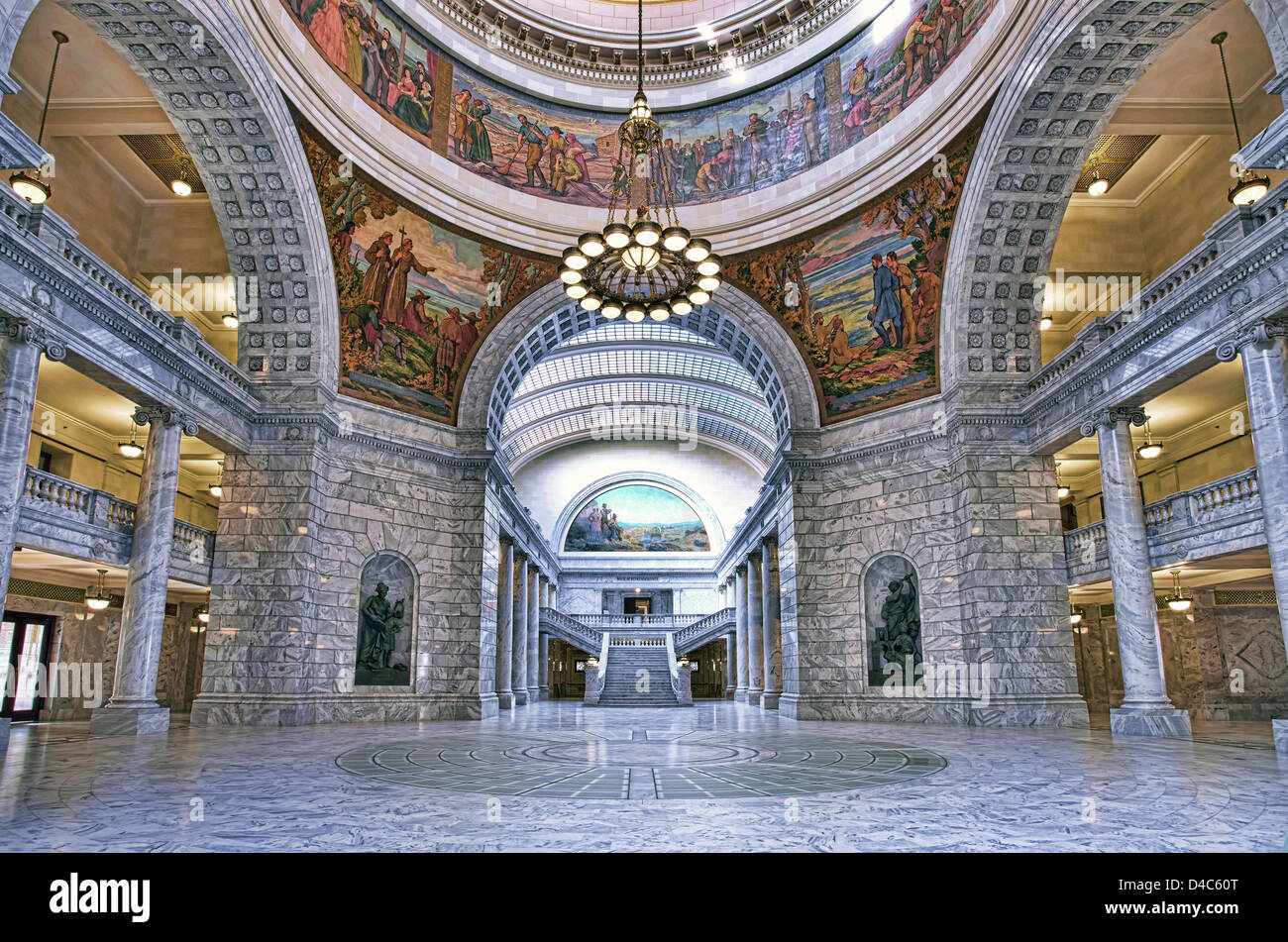 Utah Capitale dello Stato all'interno della Corte Suprema Foto Stock