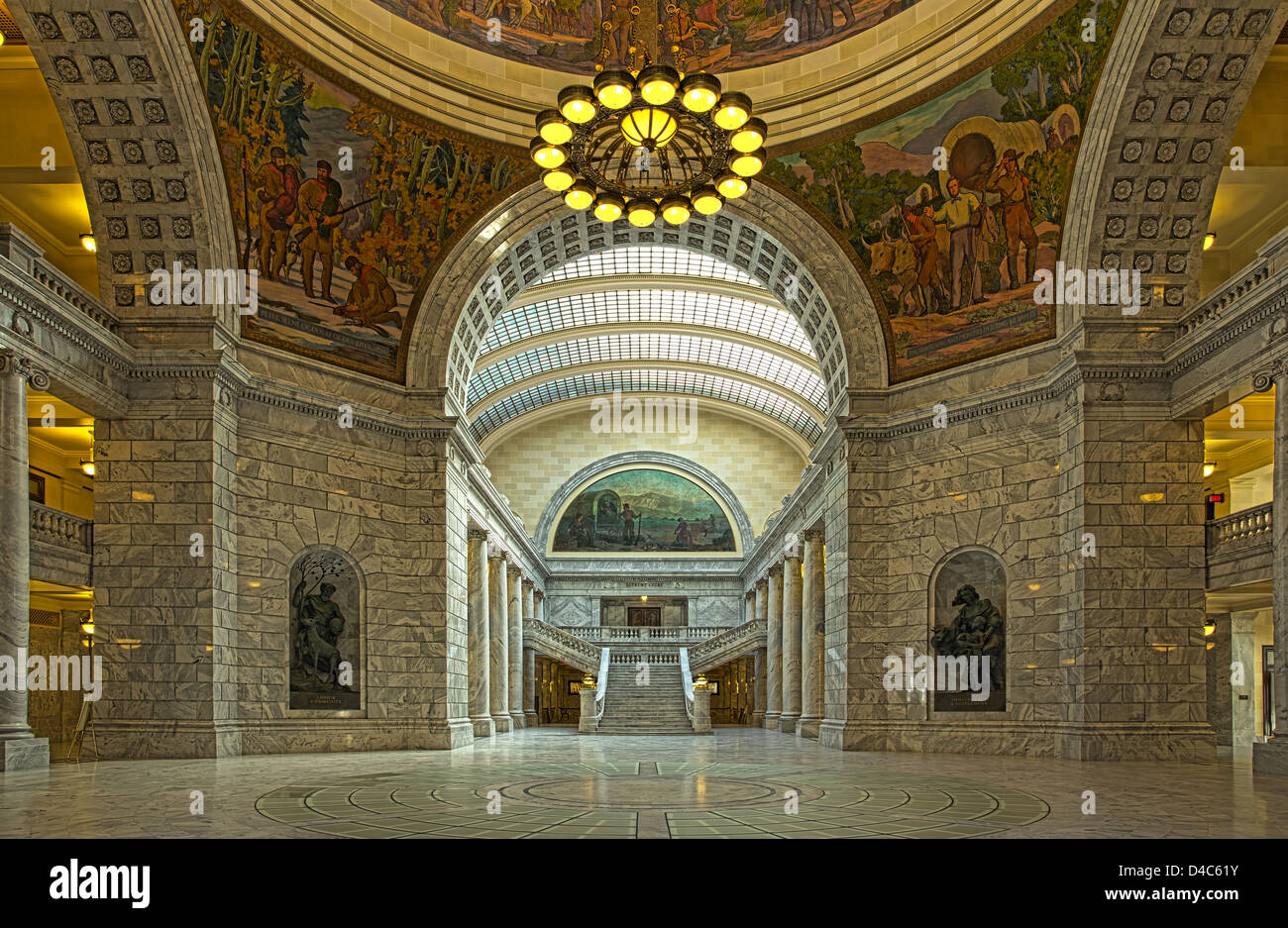 Utah Capitale dello Stato all'interno della Corte Suprema Foto Stock