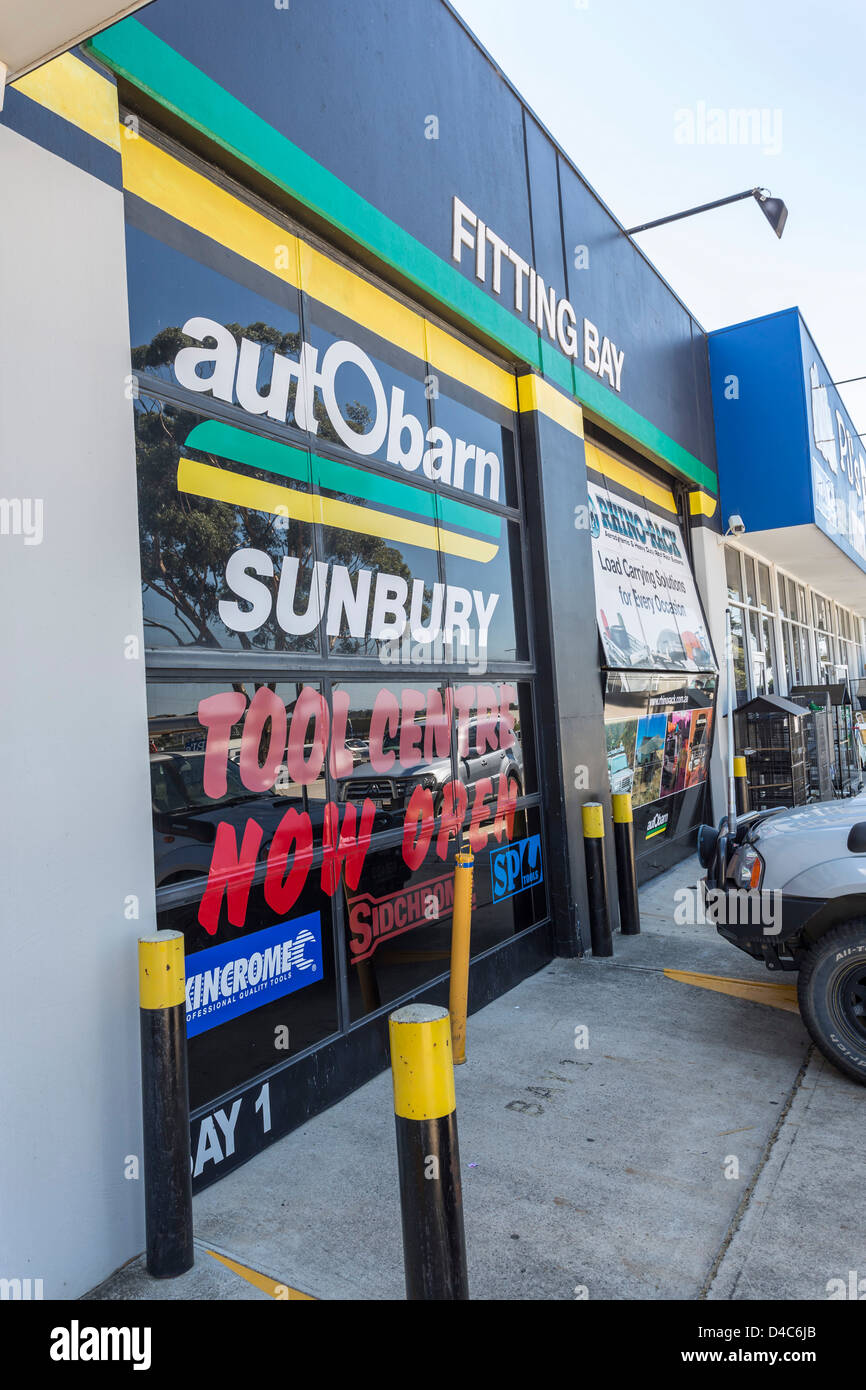 Autobarn auto fornitore di parti di ricambio Foto Stock