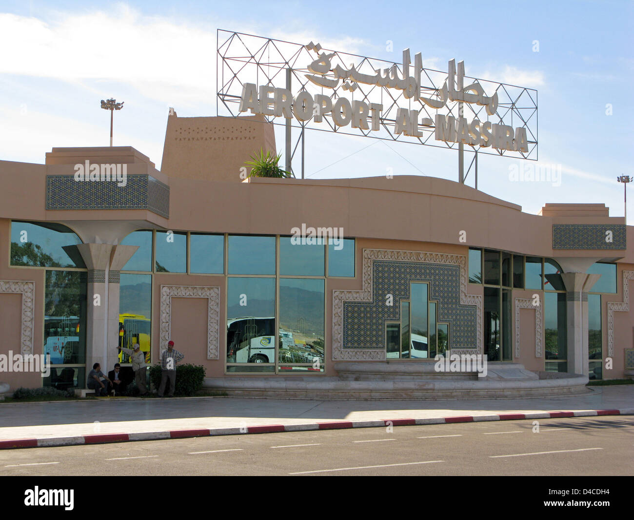 La foto mostra la Al-Massira aeroporto di Agadir, Marocco, 11 dicembre 2007. Foto: Lars Halbauer Foto Stock