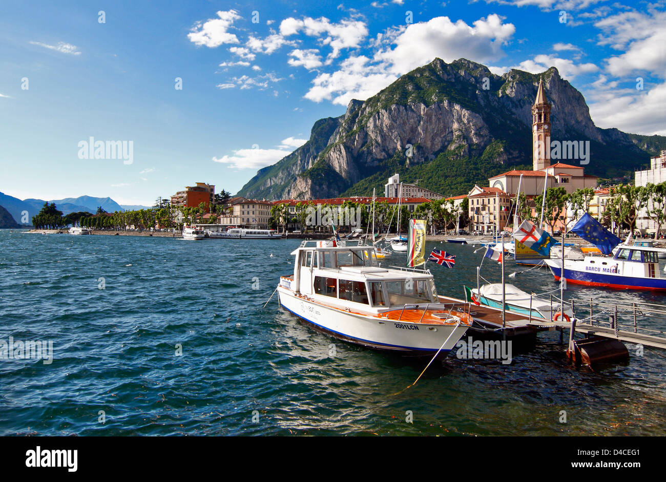 Lecco presso il lago di Como, Lombardia, Italia del Nord, Italia, Europa Foto Stock