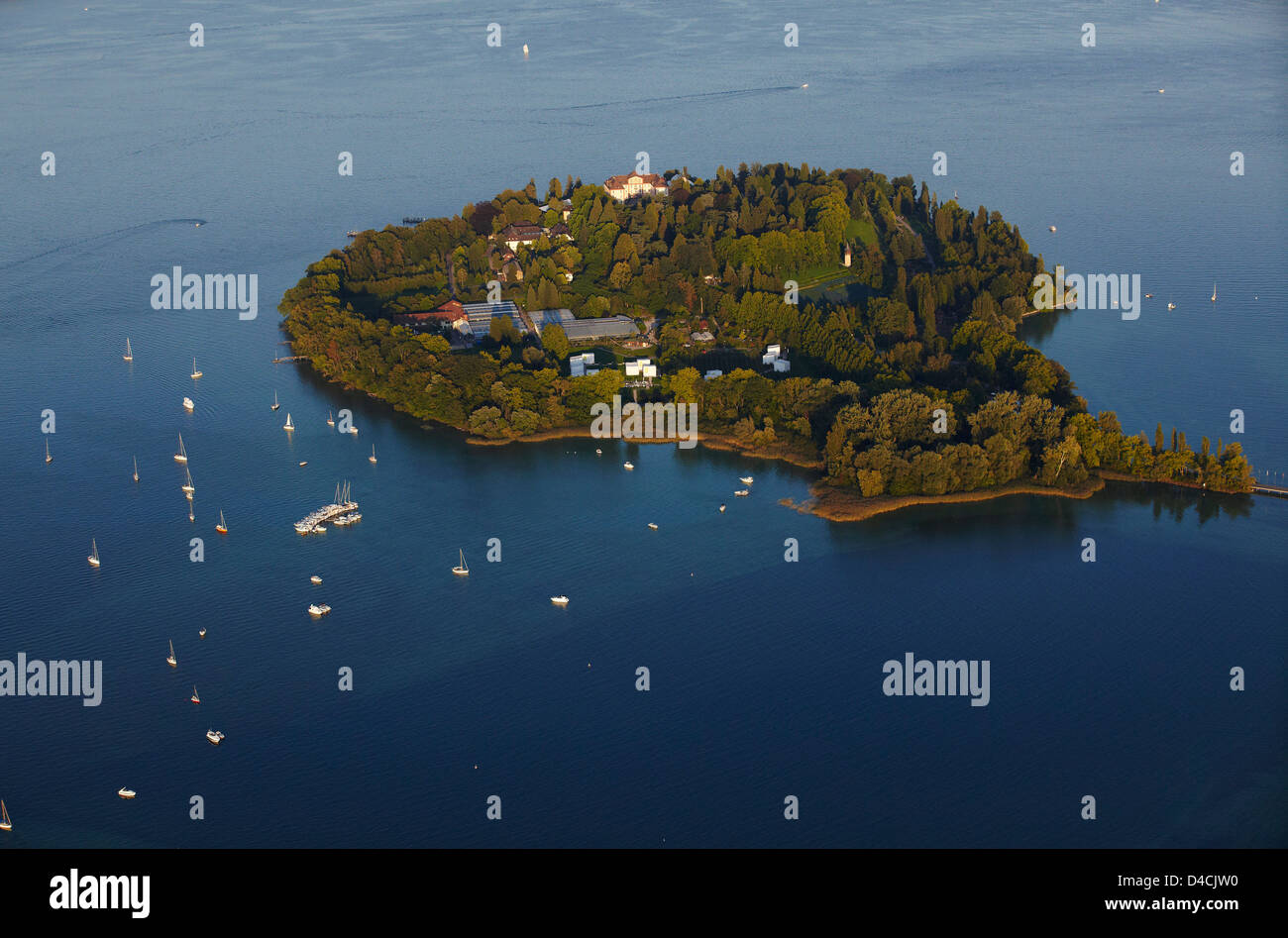 Insel Mainau, Costanza, Bodensee, Baden-Wuerttemberg, Germania, Europa Foto Stock