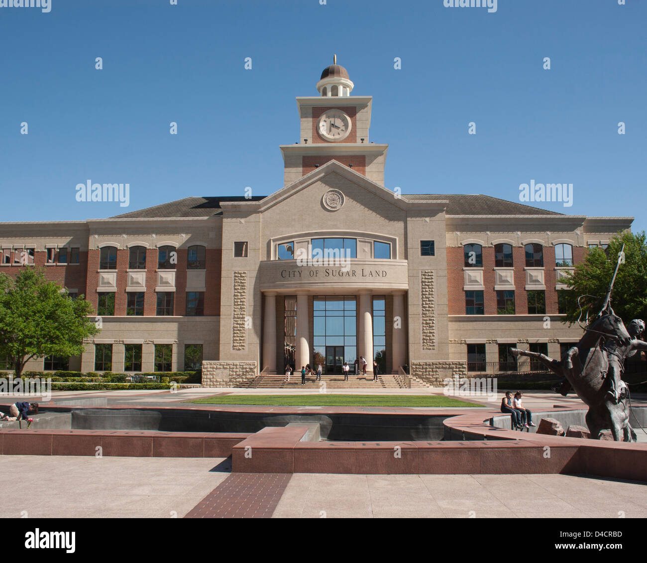 Il Municipio, Sugar Land, Texas, Stati Uniti d'America Foto Stock