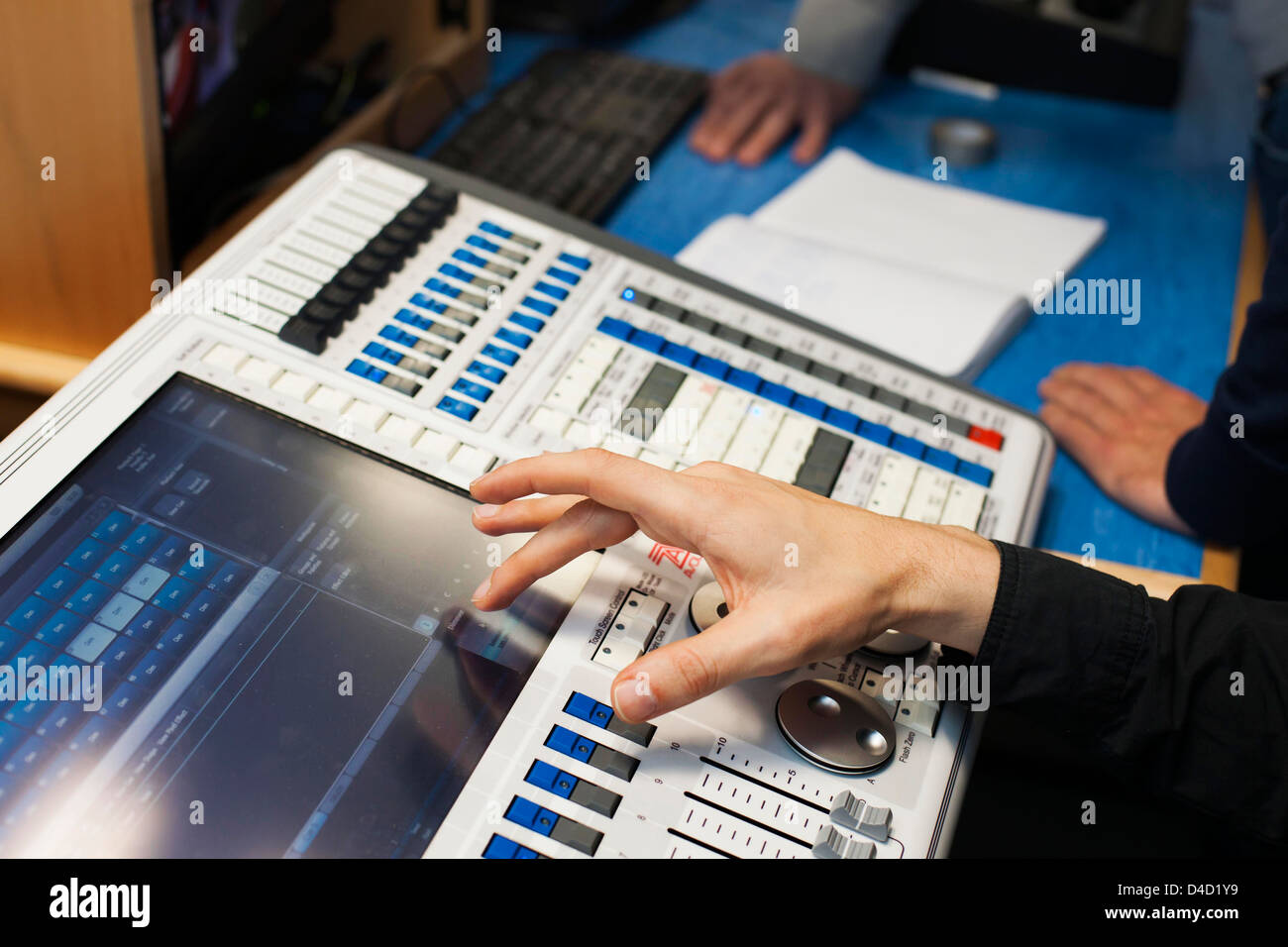 TV pannello di controllo. Foto Stock