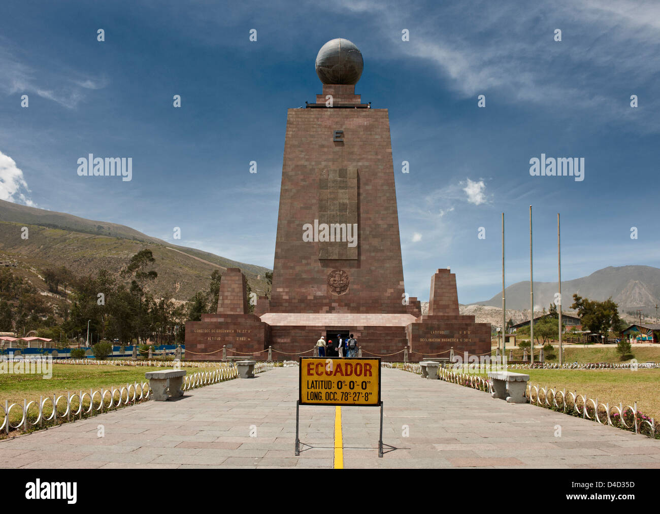 Mitad del Mundo, San Antonio de Pichincha, Ecuador, Sud America, America Foto Stock Mitad del Mundo, San Antonio de Pichincha, Ecuador, Sud America, America Foto Stock