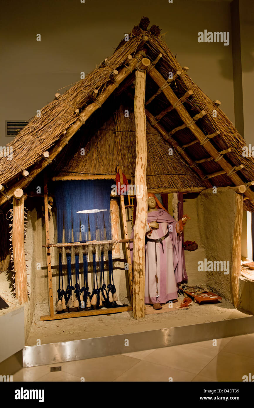 Mostra nel Museo Nazionale Ungherese di Budapest, Ungheria. Foto Stock
