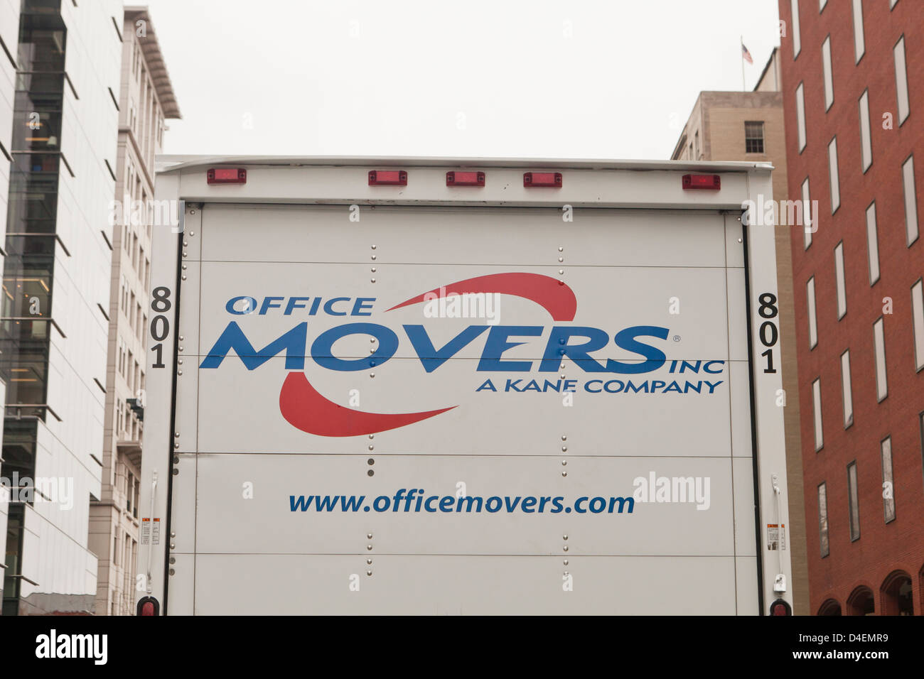 Office Movers carrello Foto Stock