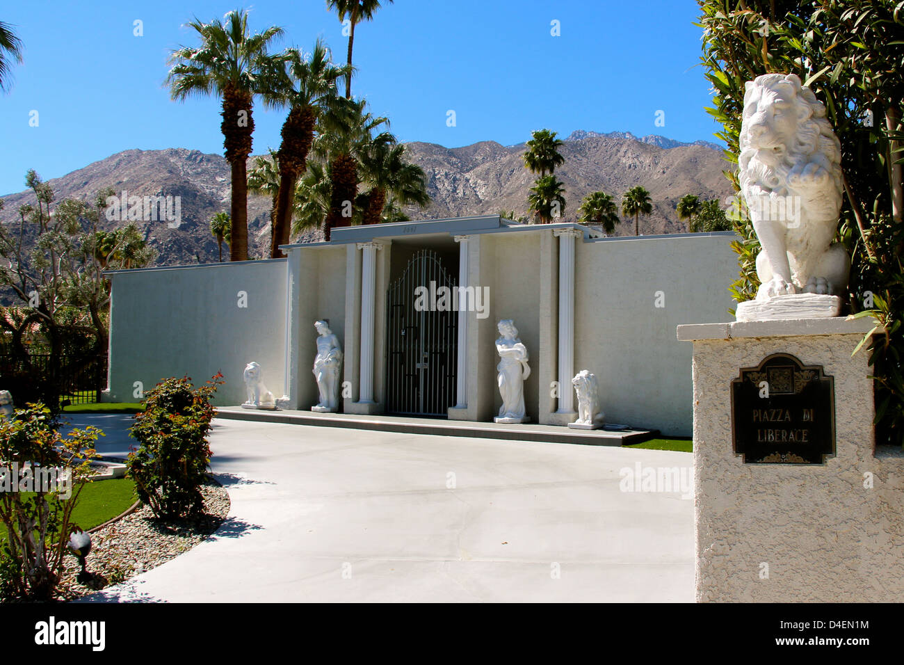 Liberace della casa di Palm Springs, California Foto Stock