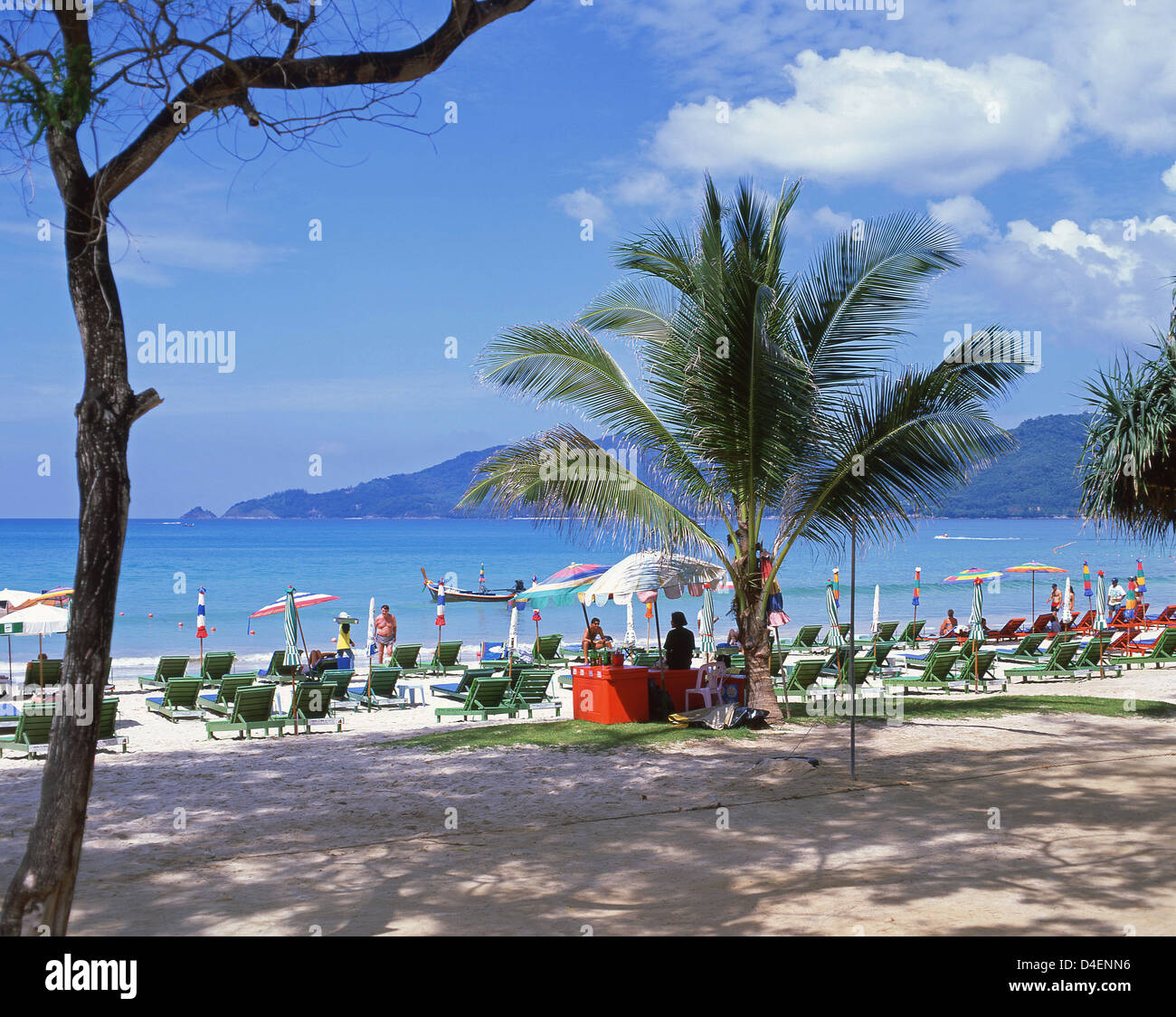 La spiaggia di Patong, Patong, puket, Provincia di Phuket, Tailandia Foto Stock