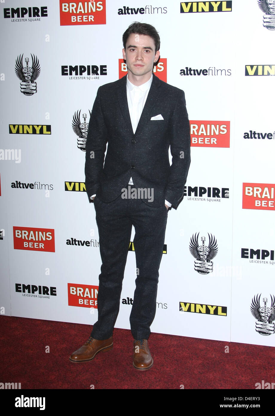 JAMIE BLACKLEY vinile lo screening di gala Leicester Square Londra Inghilterra Regno Unito 12 marzo 2013 Foto Stock