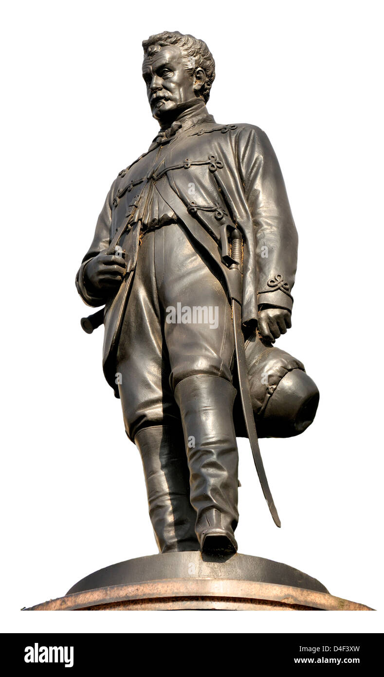Londra, Inghilterra, Regno Unito. Statua (dal barone Marochetti, 1867) di Colin Campbell, Maresciallo di Campo Signore Clyde (1792-1863) Foto Stock
