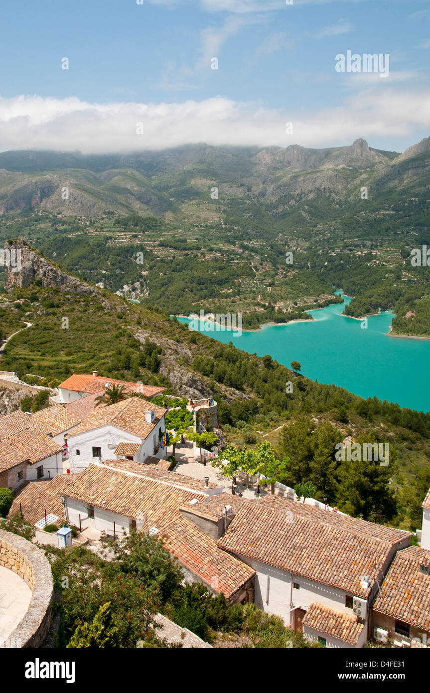 Le Castell De Guadalest valencia Foto Stock