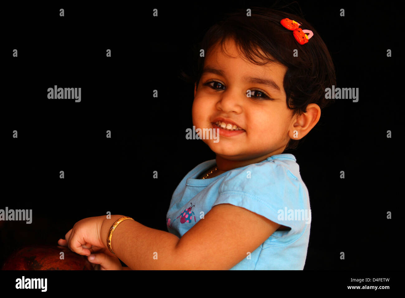 Ragazza indiana bambino Foto Stock