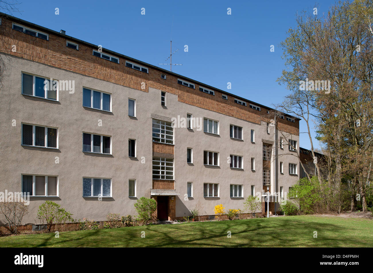 Berlino, Germania, sviluppo residenziale nella maggior insediamento Siemensstadt Foto Stock