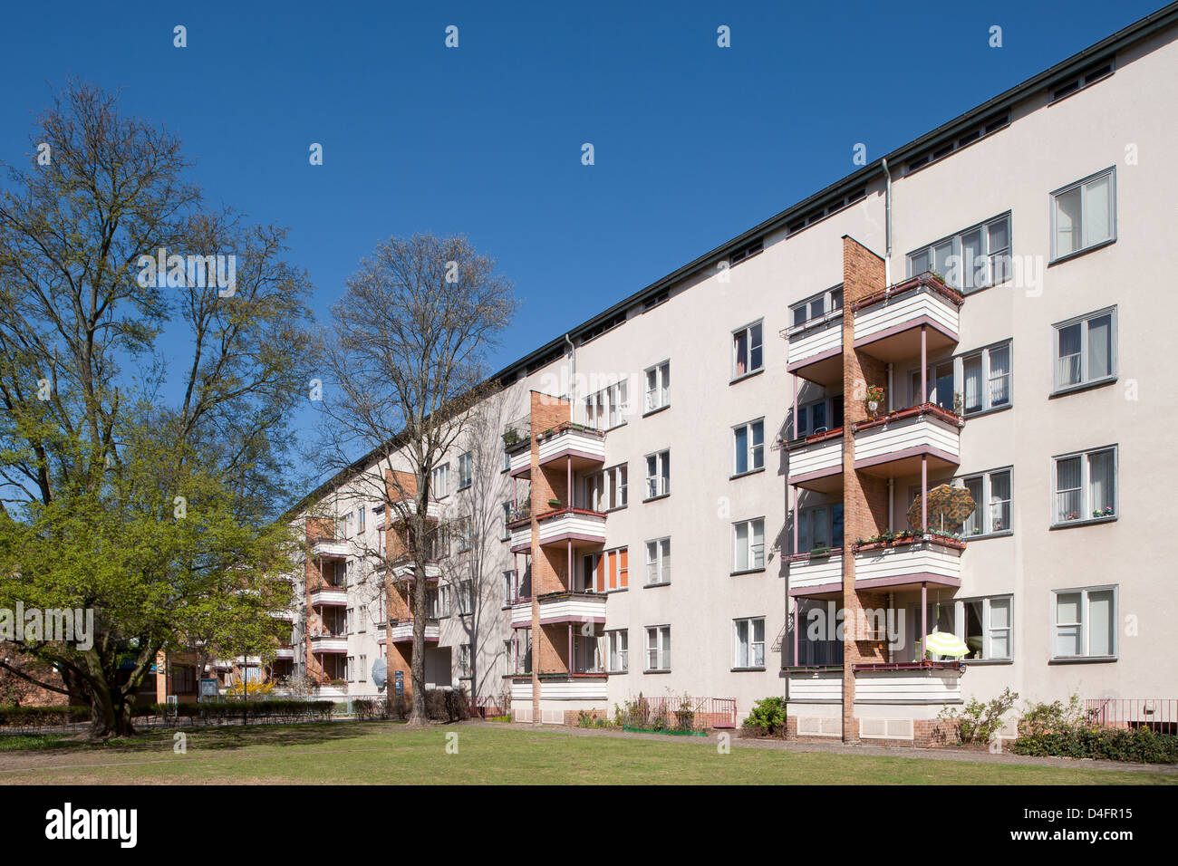 Berlino, Germania, sviluppo residenziale nella maggior insediamento Siemensstadt Foto Stock