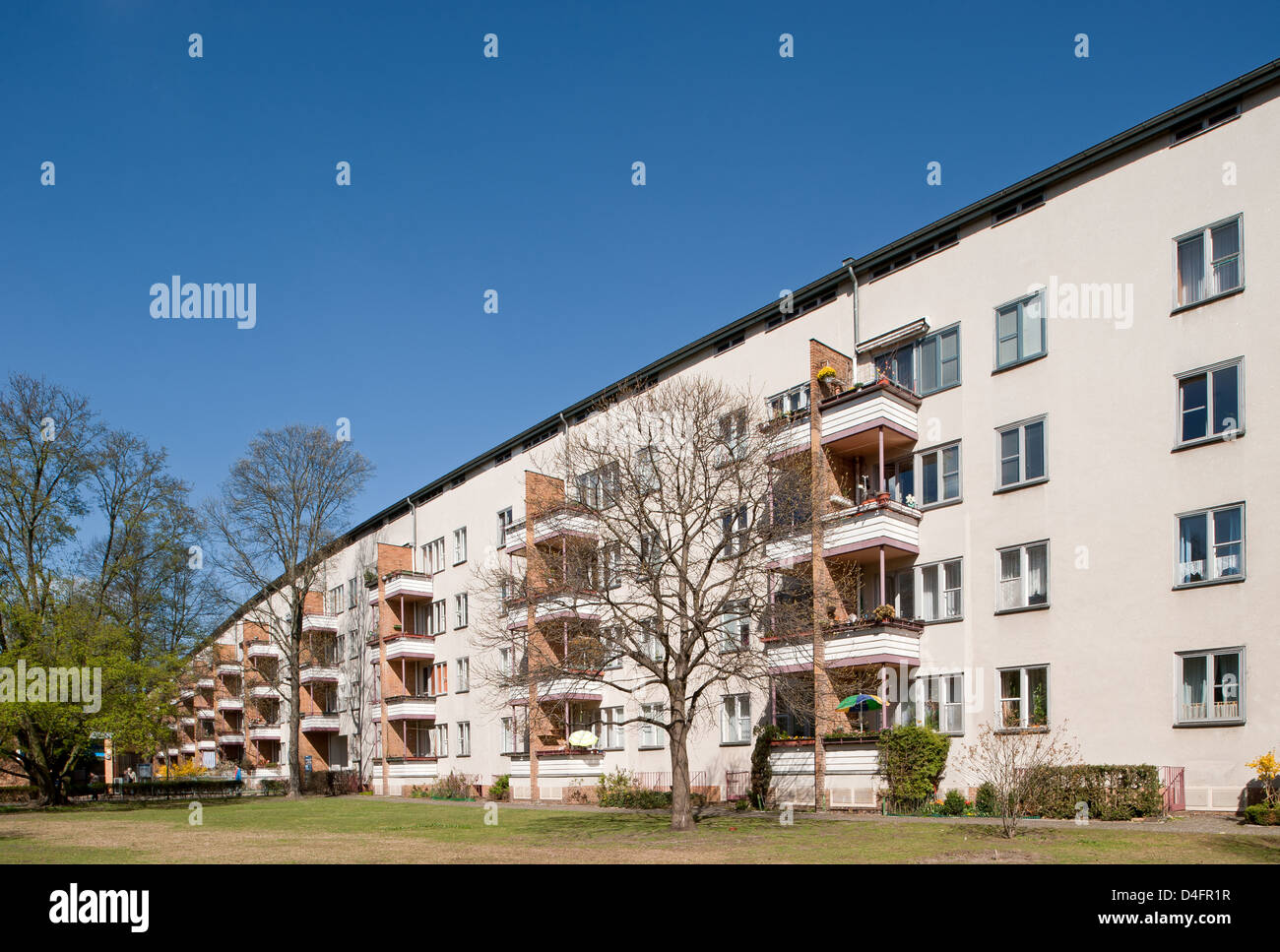 Berlino, Germania, sviluppo residenziale nella maggior insediamento Siemensstadt Foto Stock