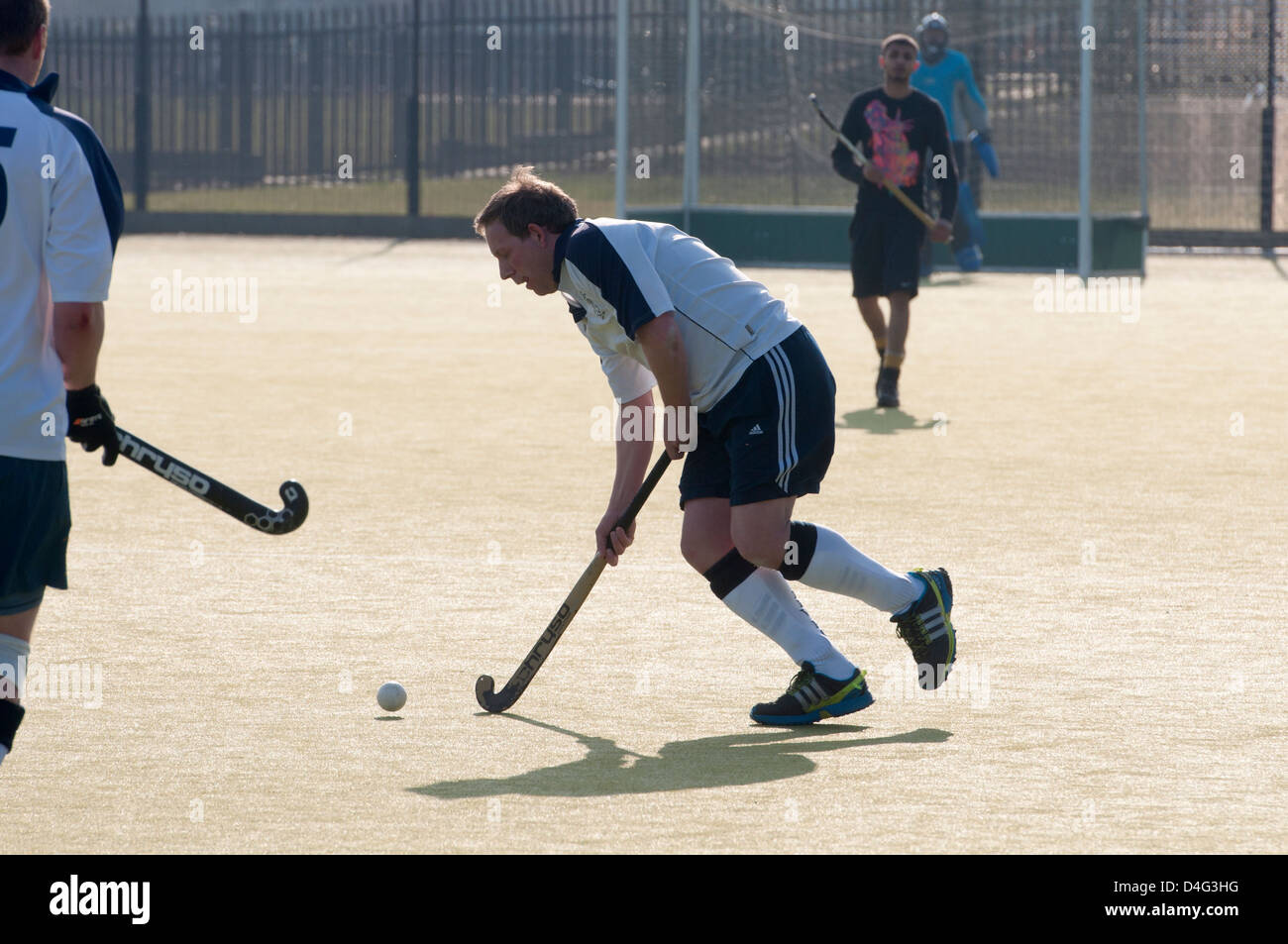 Maschile di hockey a livello di club Foto Stock