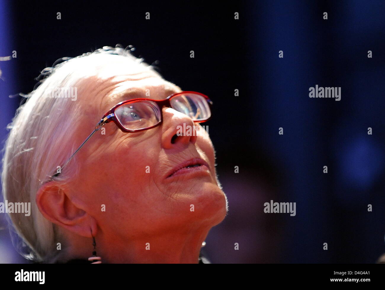 British attrice Vanessa Redgrave sorrisi come lei arriva per la premiere del suo film TV " un lavoro" presso il Filmfest Hamburg, Germania, 25 settembre 2008. Un totale di 134 produzioni provenienti da 53 paesi saranno proiettati presso il Filmfest Hamburg fino al 02 Ottobre. Foto: Marcus Brandt Foto Stock