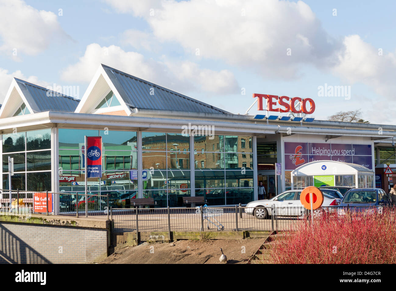 Negozio Tesco a Kidderminster Foto Stock