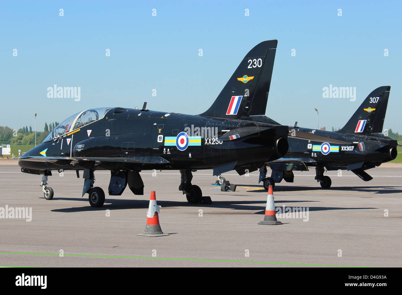 RAF BAE Hawk T1 dei formatori Foto Stock