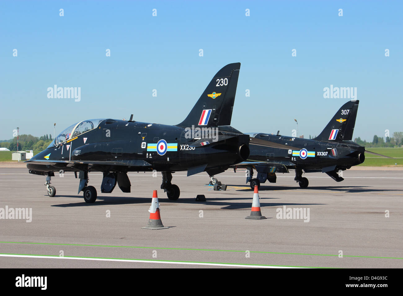 RAF BAE Hawk T1 dei formatori Foto Stock