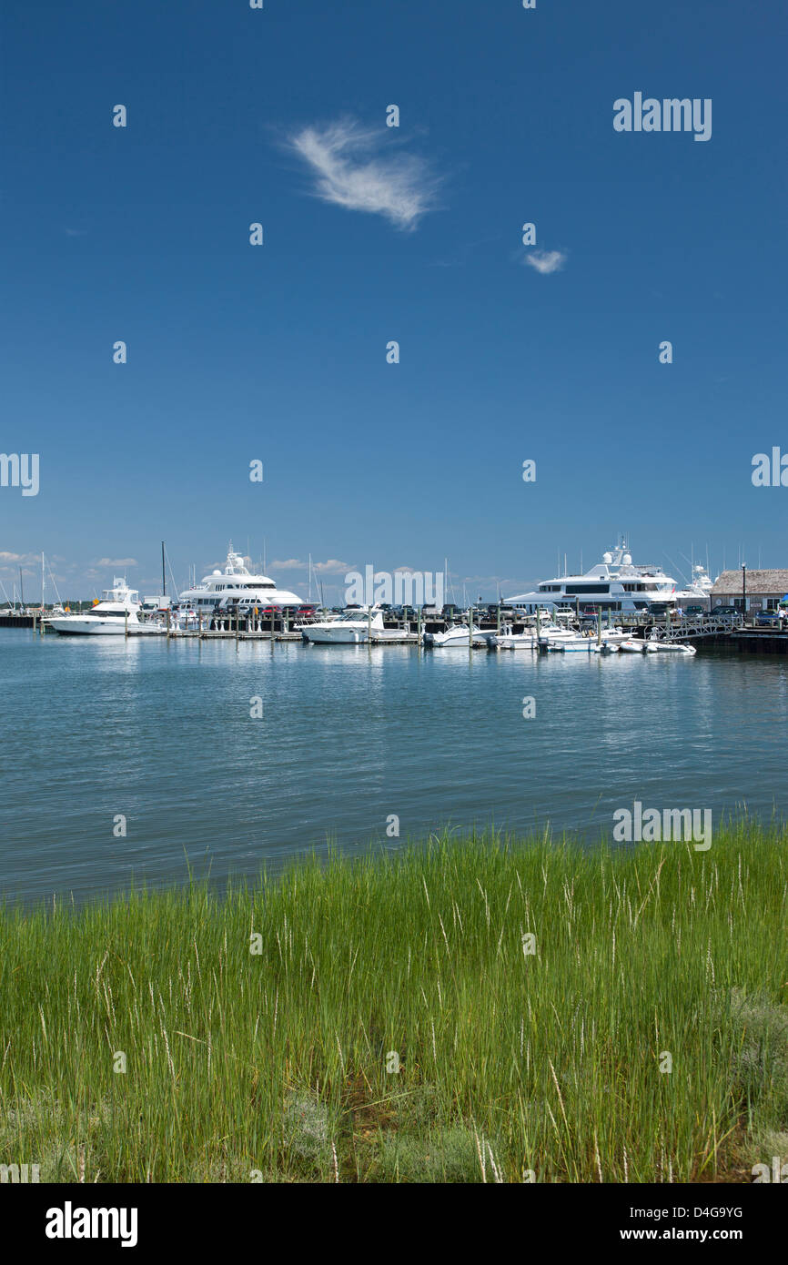 WHARF A sag harbor SUFFOLK COUNTY LONG ISLAND NELLO STATO DI NEW YORK STATI UNITI D'AMERICA Foto Stock