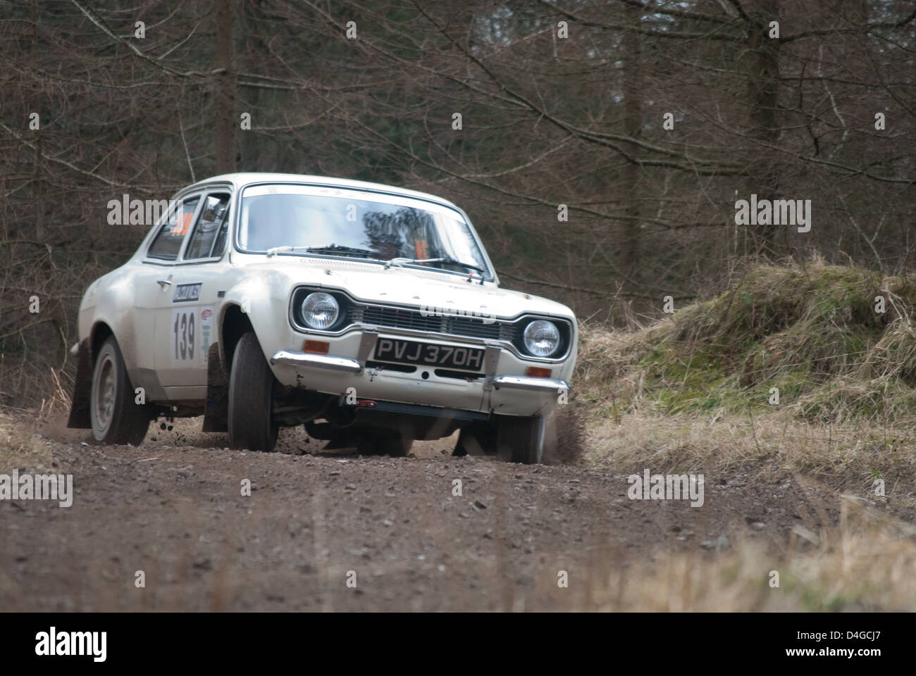 Malcolm Wilson auto da rally Foto Stock