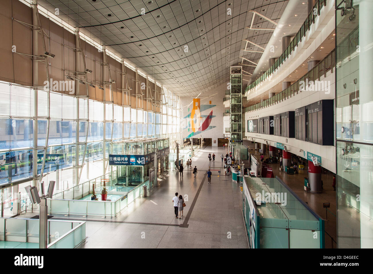 La stazione di Hong Kong, Hong Kong, Cina Foto Stock
