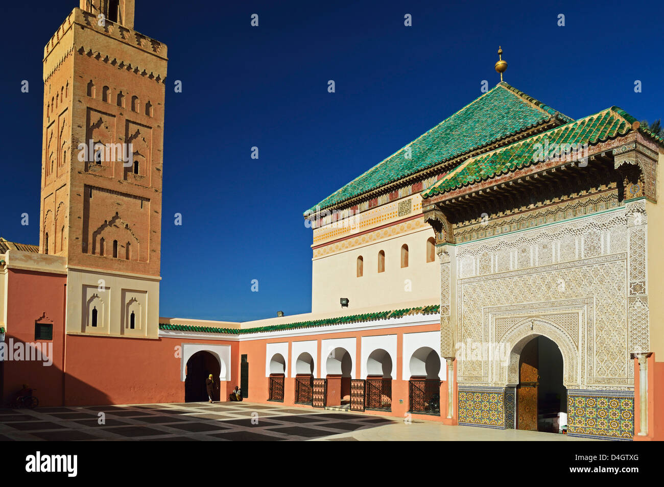 Zaouia Sidi Bel Abbes, Medina, Marrakech, Marocco, Africa del Nord Foto Stock