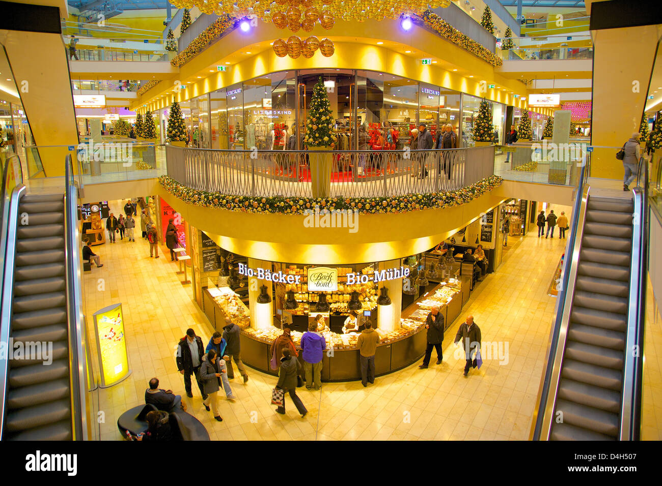 La loro Galleria Shopping Center a Natale, Dortmund, Renania settentrionale-Vestfalia, Germania Foto Stock