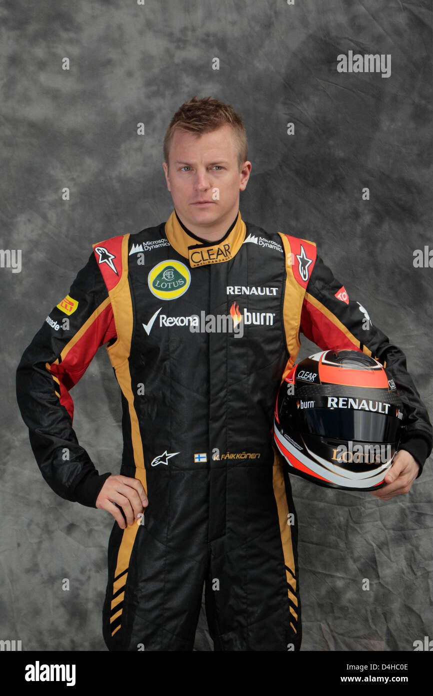 Melbourne, Australia. Il 14 marzo 2013. Motorsports: FIA Formula One World Championship 2013, il Gran Premio d'Australia, #7 Kimi Raeikkoenen (FIN, Team Lotus F1), il credito: dpa picture alliance / Alamy Live News Foto Stock