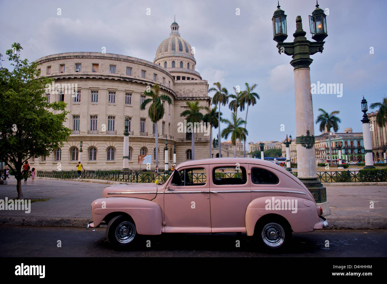 Il Capitolio, l'ex palazzo del parlamento nel centro di Avana, ora un museo Foto Stock