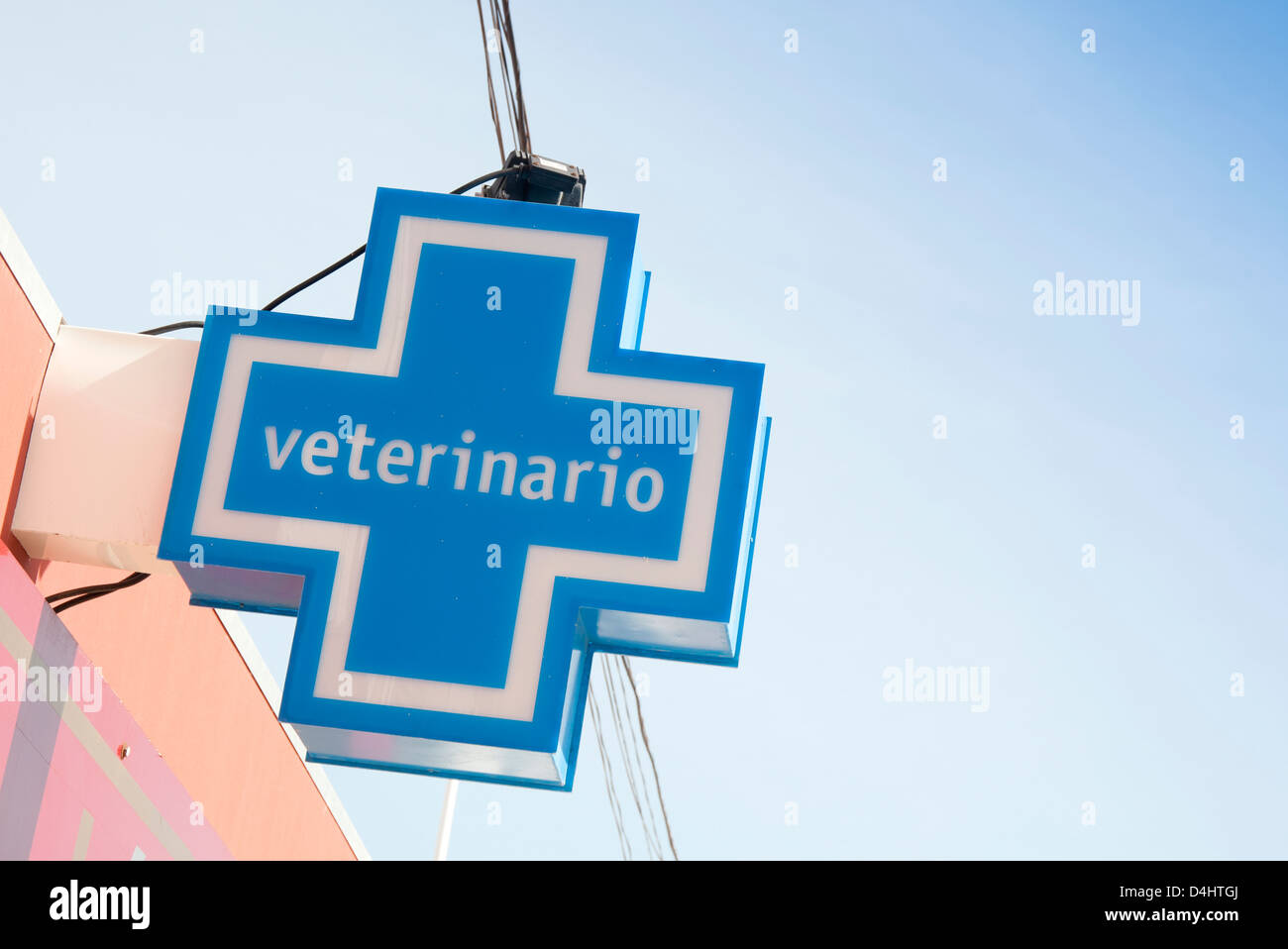 Veterinario segno Fuerteventura Foto Stock