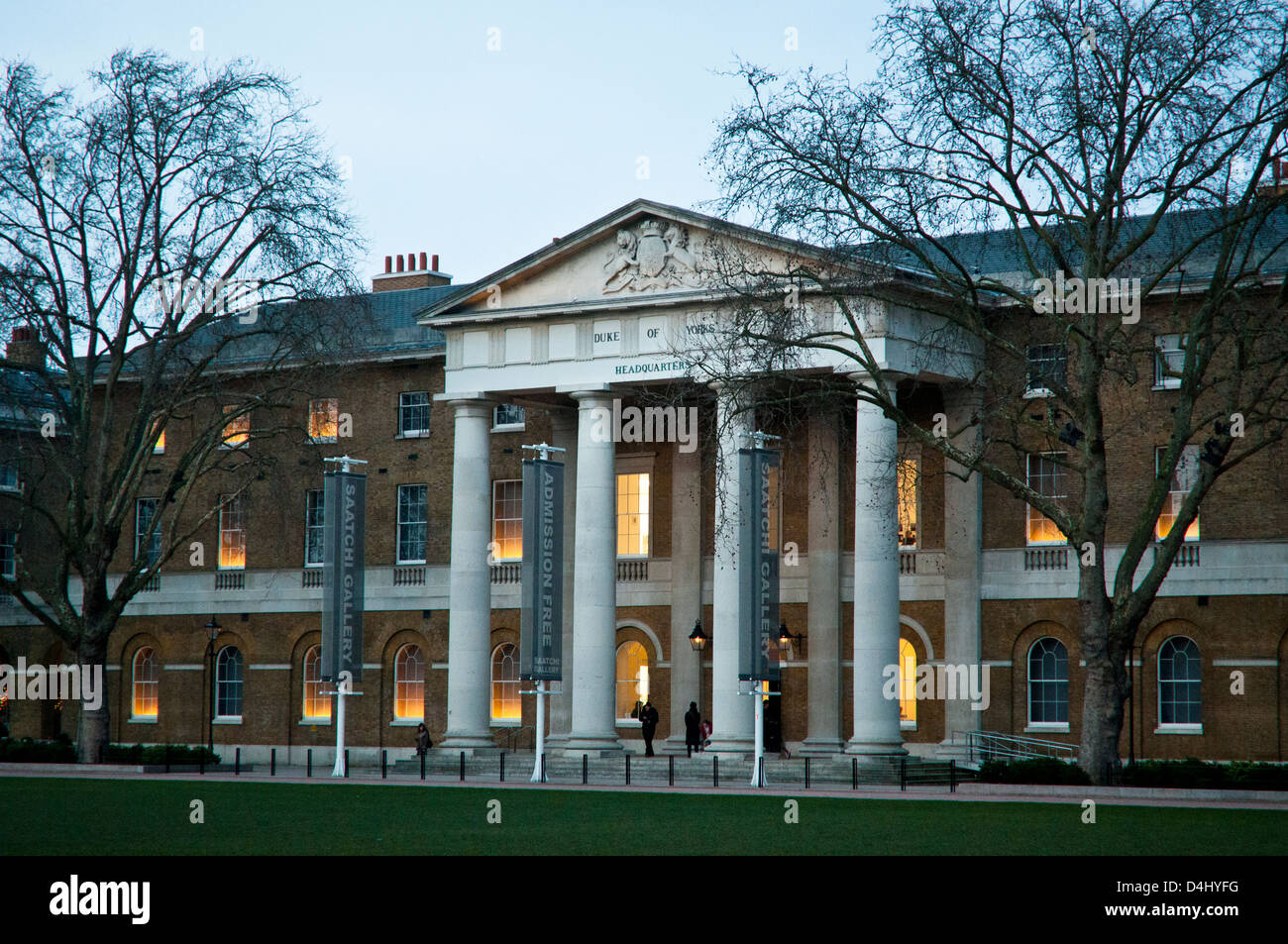 Saatchi Gallery, duca di Yorks sede, a Chelsea, Londra SW3, Regno Unito Foto Stock