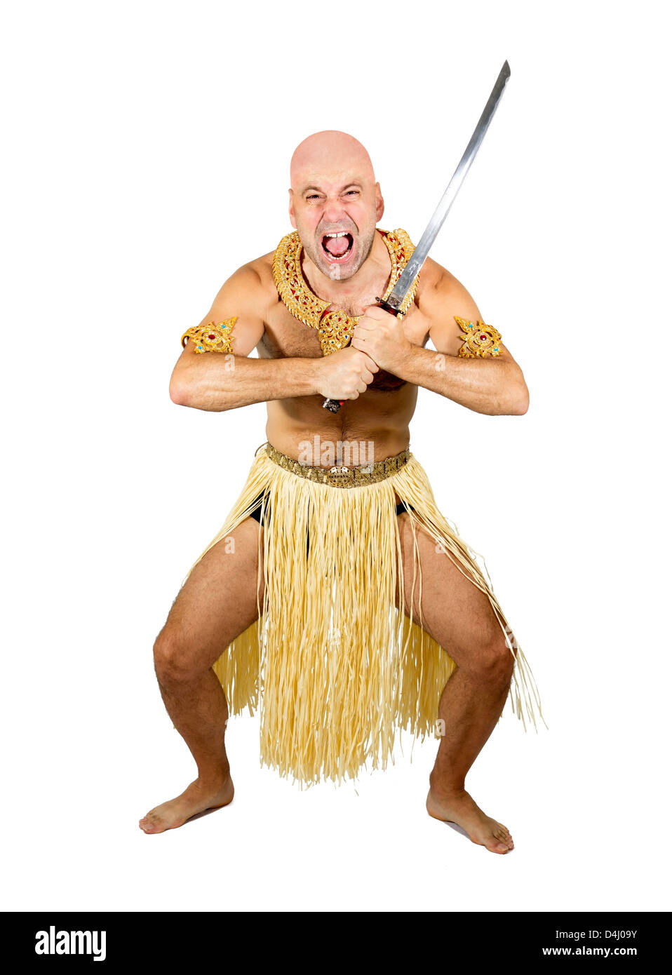 Warrior pronti per una guerra Foto Stock Warrior pronti per una guerra Foto Stock