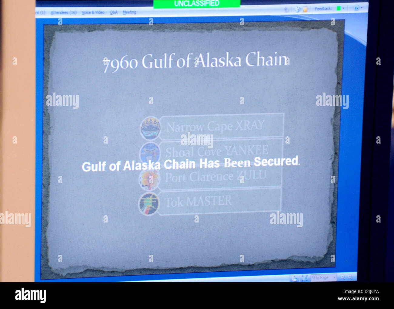 L'8 febbraio 2010, il segnale Loran-C, un sistema di radionavigazione a lungo raggio, fu ufficialmente interrotto. Ciò segnò la fine di un'era nella navigazione marittima, in quanto i sistemi GPS divennero il metodo principale per il posizionamento e il tracciamento. Foto Stock