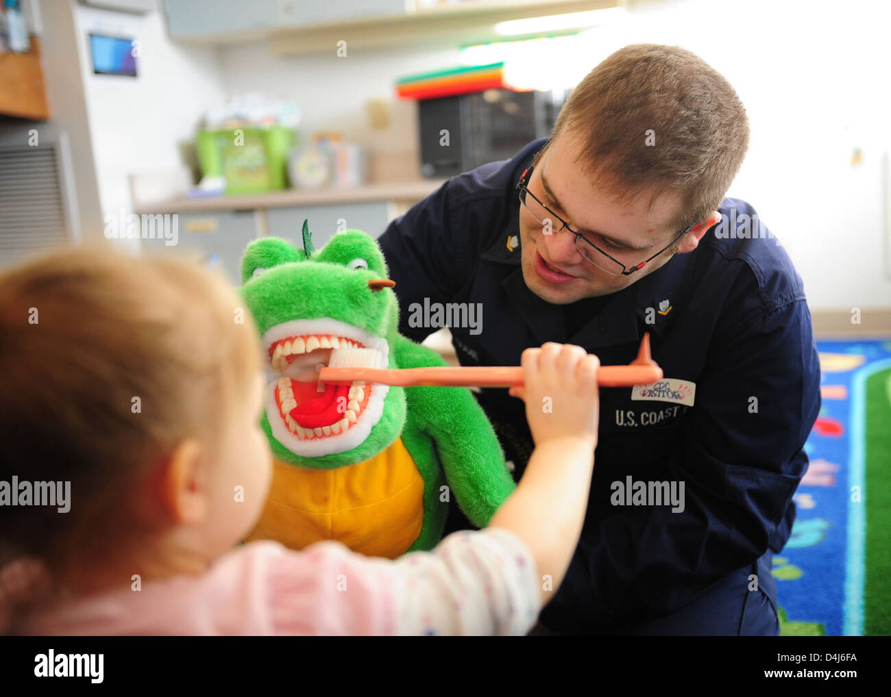 Bambini Salute Dentale mese Kodiak Foto Stock