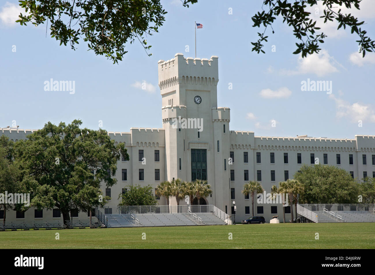 Il Citadel Military College di Charleston, Carolina del Sud. Foto Stock