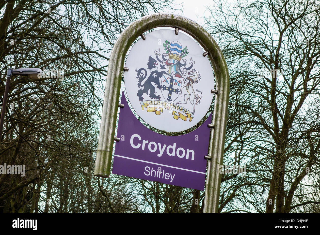 Shirley Croydon South London Inghilterra England Foto Stock
